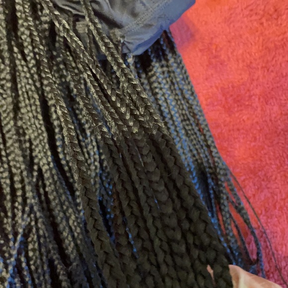 Hand braided full lace wig